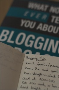Blogging tips for writing and publishing more often.