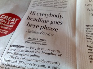 What is the secret to writing the perfect headline?
