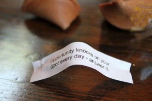 Opportunity knocks on your door every day - open it.