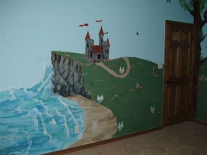 Fairieland. Mural painted in 2005.