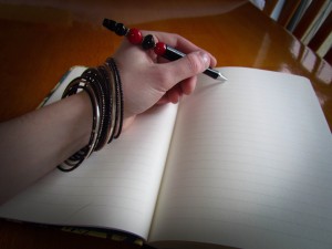 The blank page.